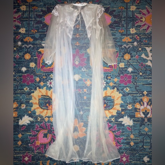 Sheer White Robe - Picture 3 of 5